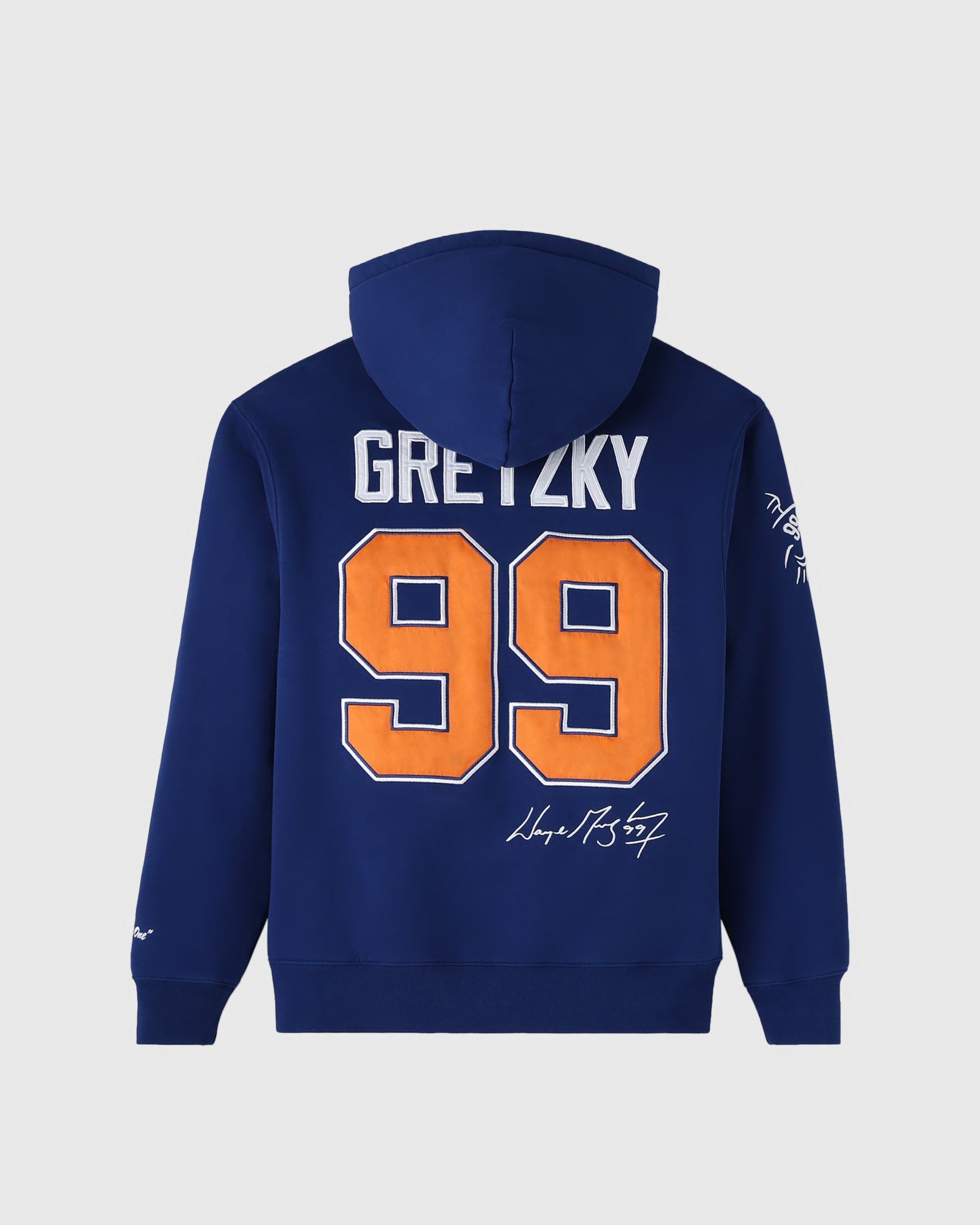 Gretzky Icon Hoodie - Blue IMAGE #2