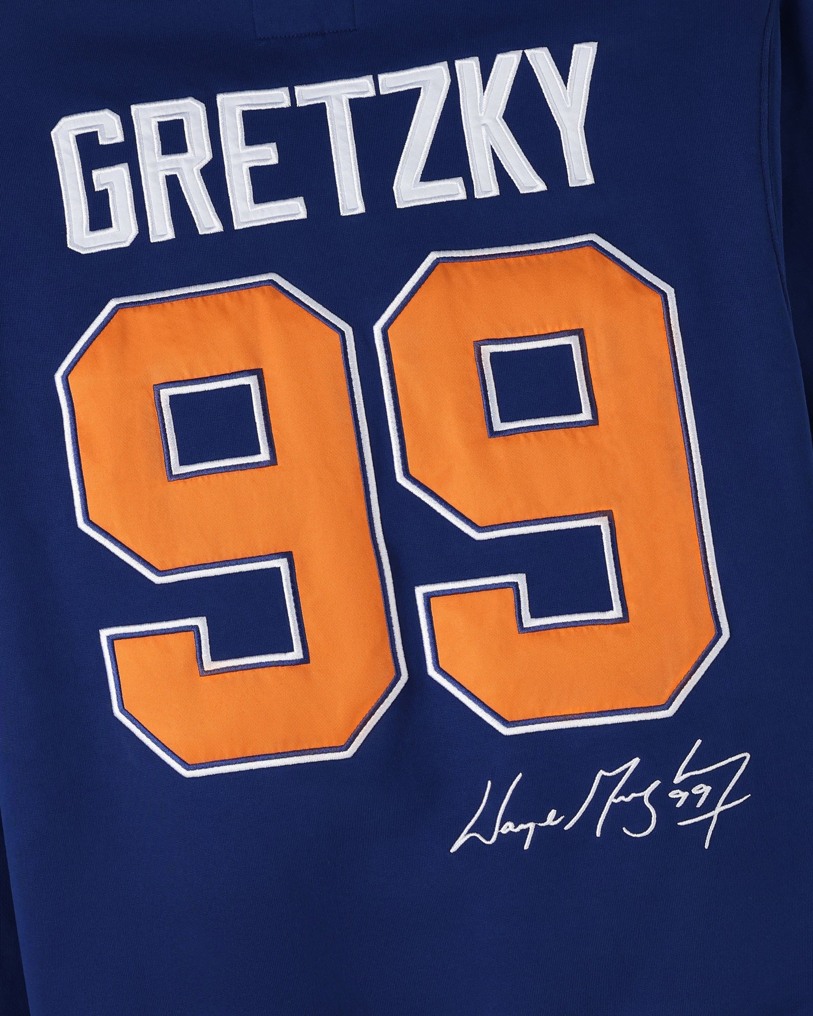 Gretzky Icon Hoodie - Blue IMAGE #6