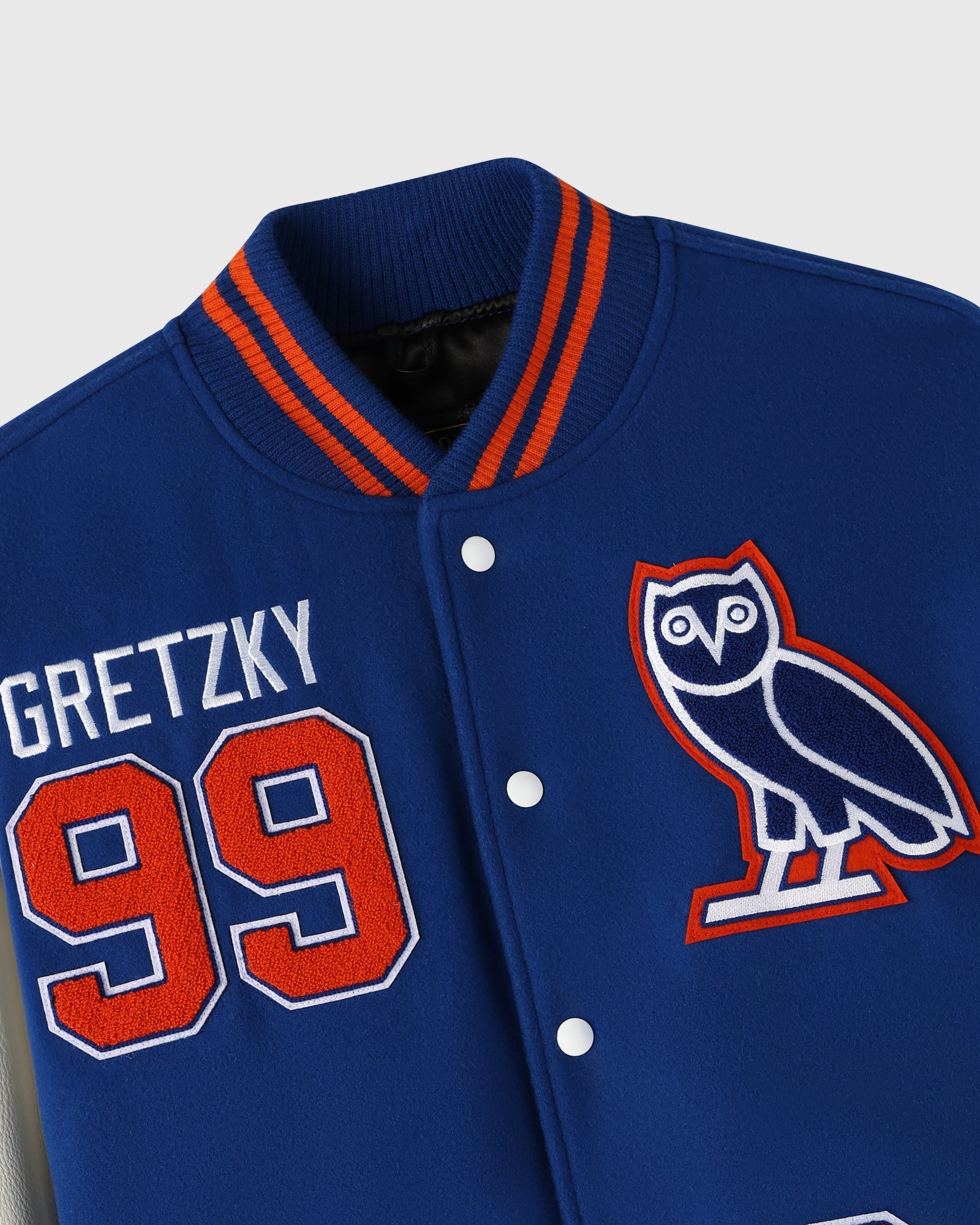 Gretzky Varsity Jacket - Blue IMAGE #4