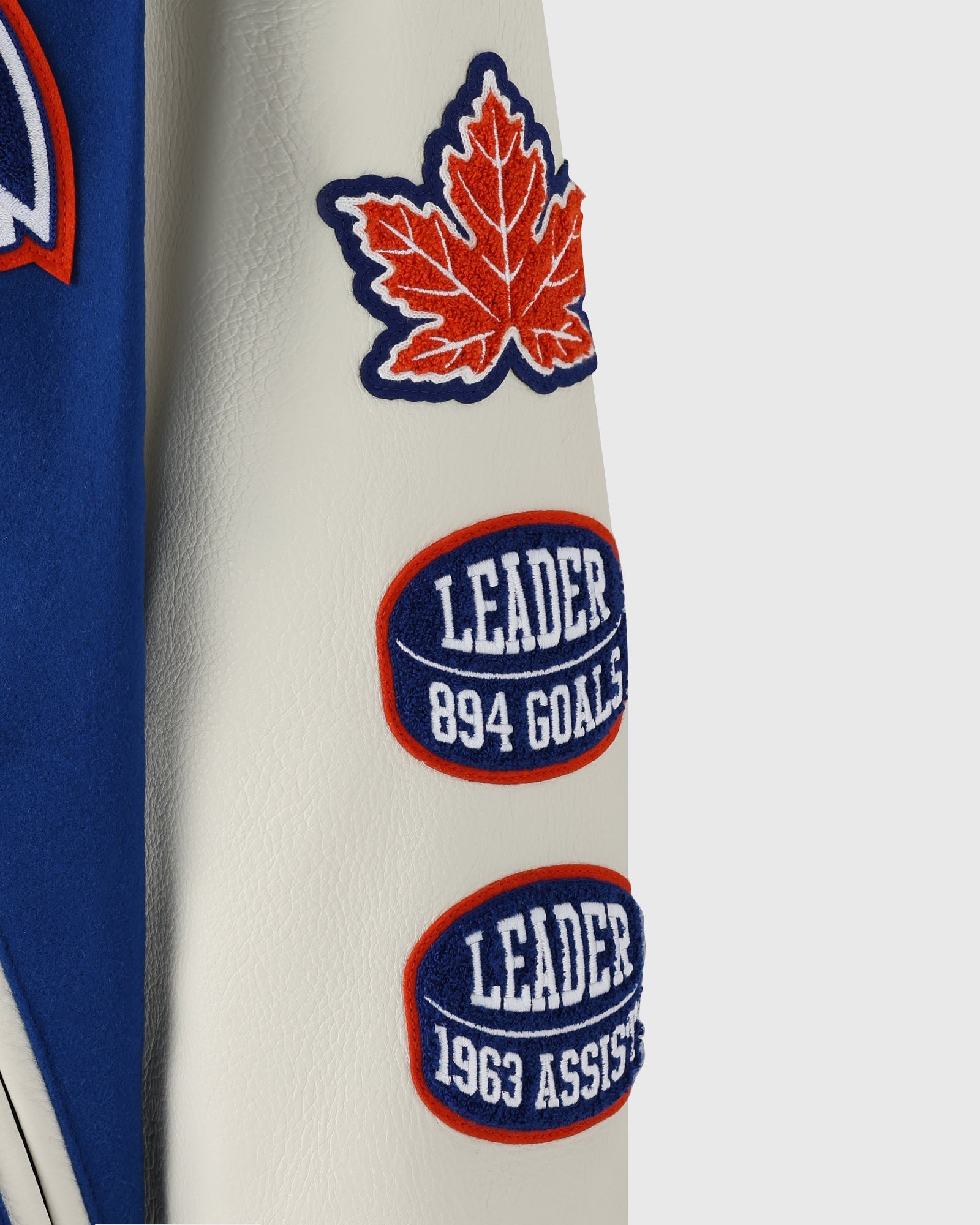 Gretzky Varsity Jacket - Blue IMAGE #6