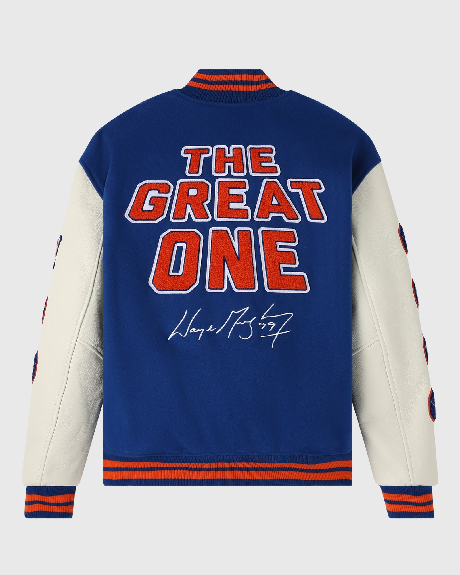 Gretzky Varsity Jacket - Blue IMAGE #2