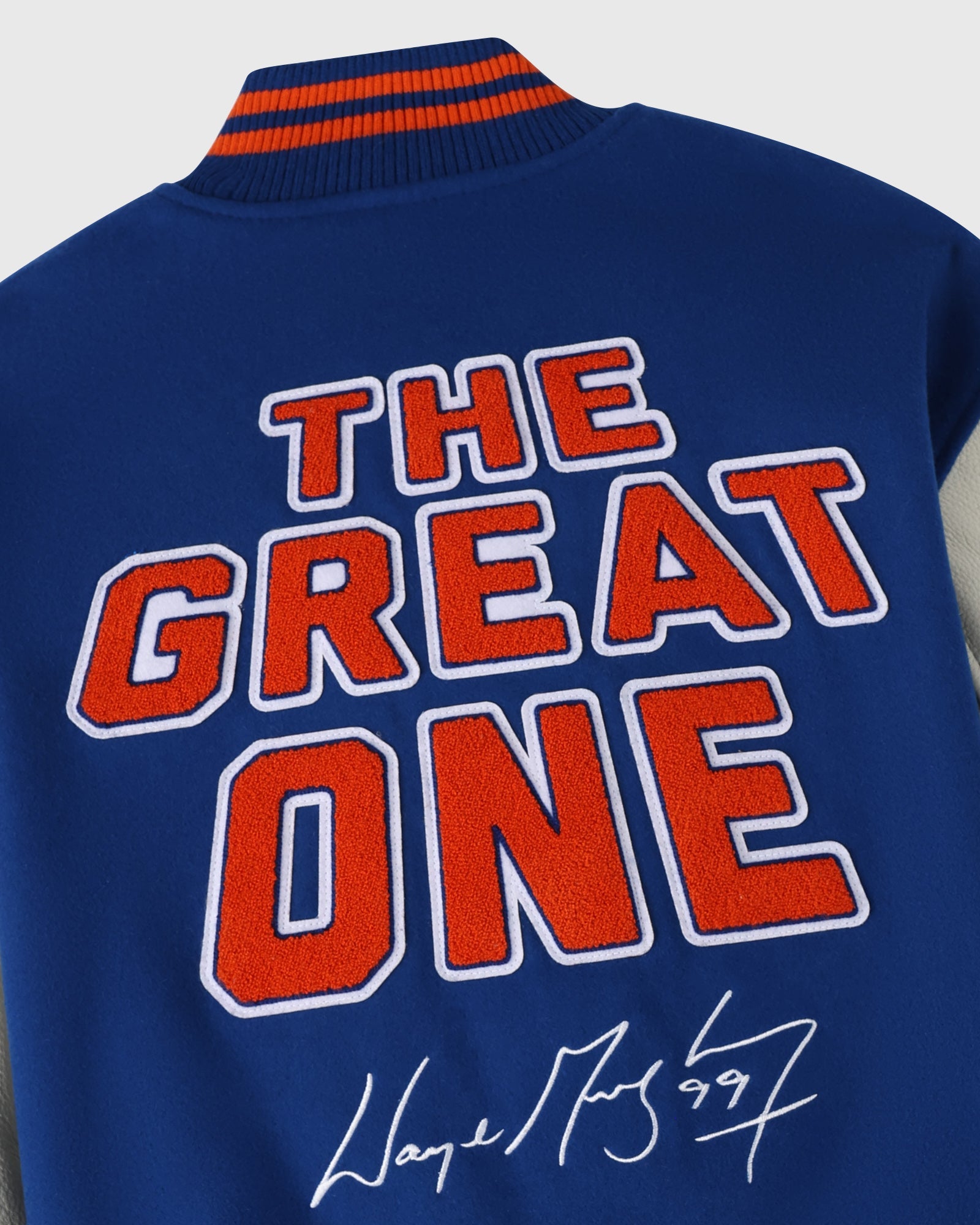 Gretzky Varsity Jacket - Blue IMAGE #3