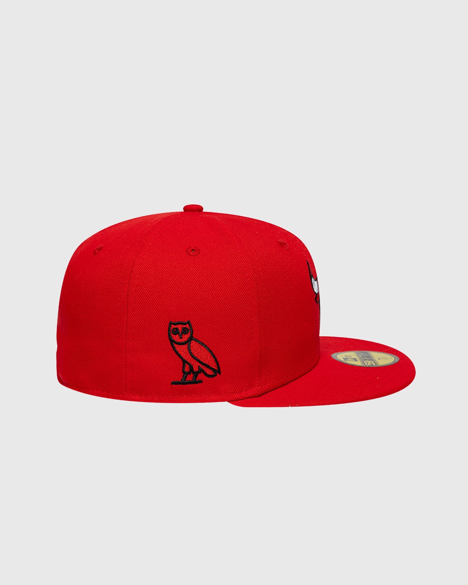 NBA Chicago Bulls New Era 59Fifty Fitted Cap - Red IMAGE #3