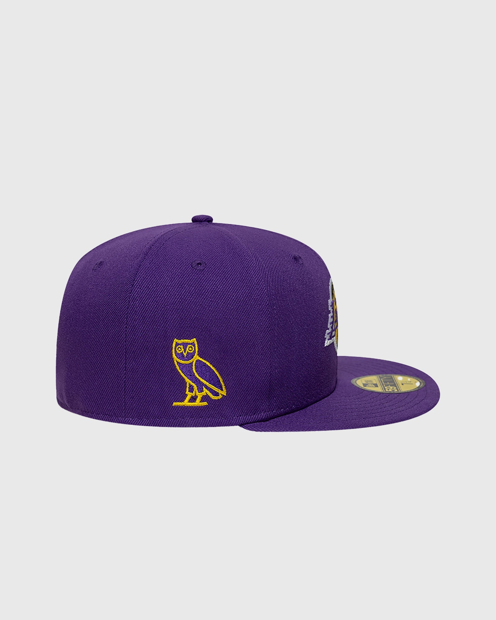 NBA Los Angeles Lakers New Era 59Fifty Fitted Cap - Purple IMAGE #3