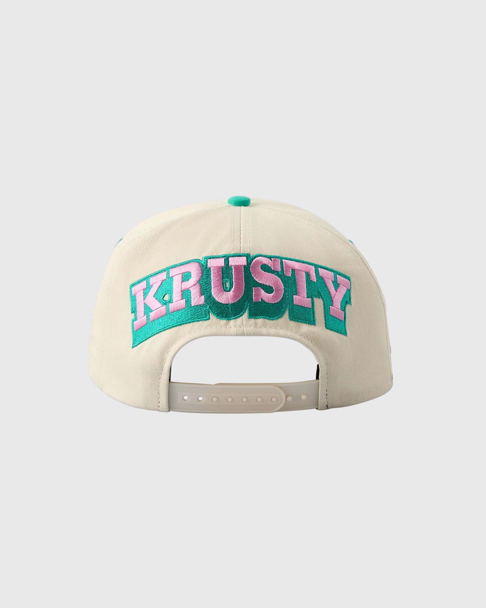 The Simpsons Krusty the Clown Snapback Cap - Taupe/Teal IMAGE #2