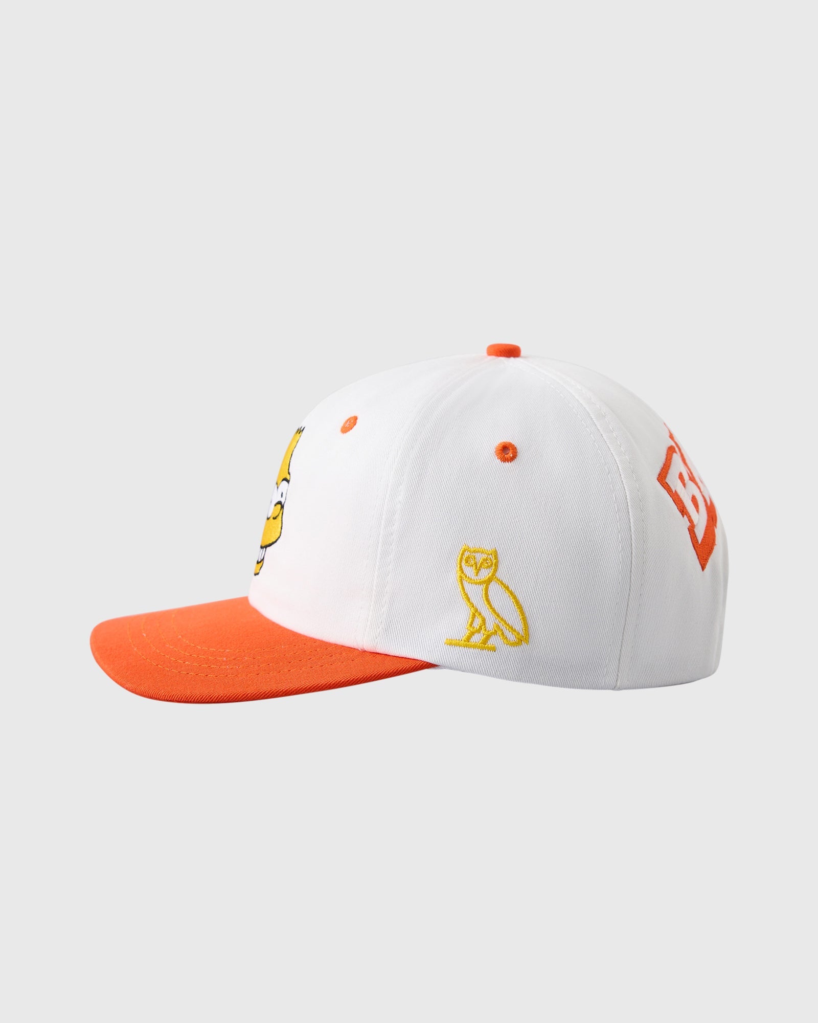 The Simpsons Bart Snapback Cap - White/Orange IMAGE #3