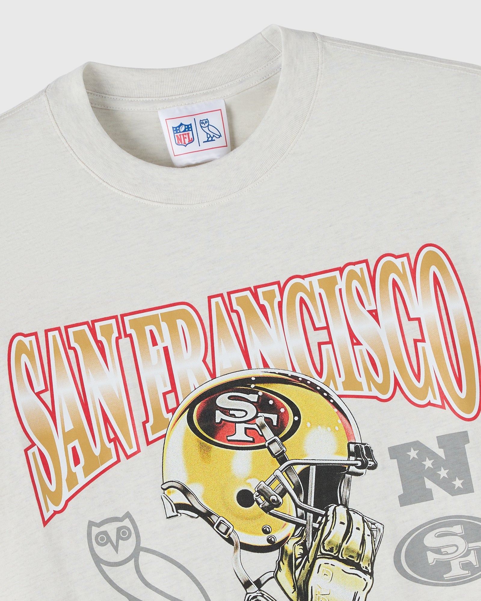 NFL San Francisco 49ers Graphic Team T-Shirt - Ash Heather Grey IMAGE #3