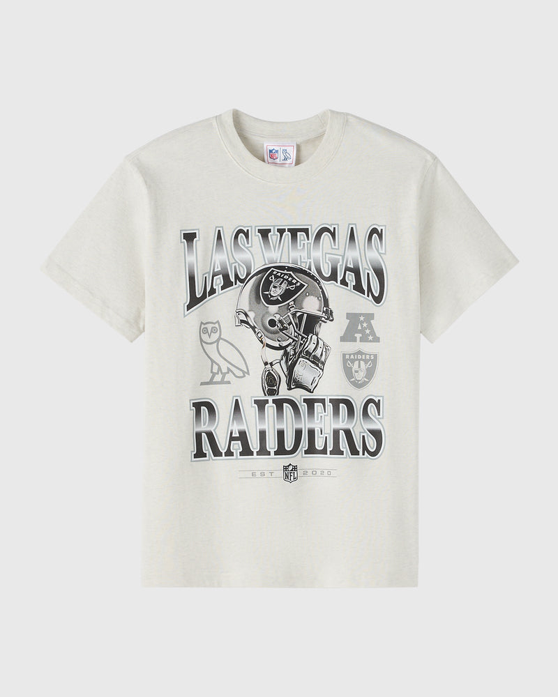 NFL Las Vegas Raiders Graphic Team T-Shirt - Ash Heather Grey