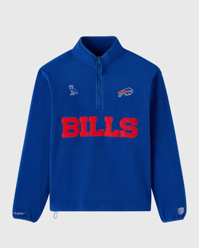 NFL Buffalo Bills Polartec® Mock Neck Quarter-Zip Fleece - Blue