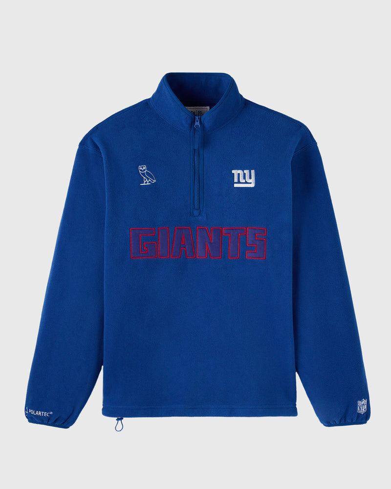 NFL New York Giants Polartec® Mock Neck Quarter-Zip Fleece - Blue