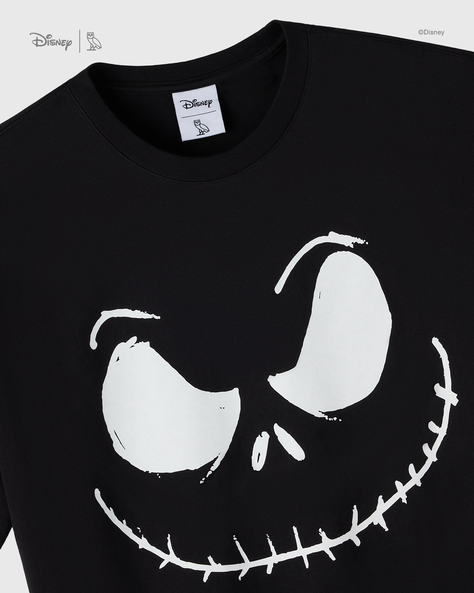 The Nightmare Before Christmas Jack Skellington T-Shirt - Black IMAGE #3