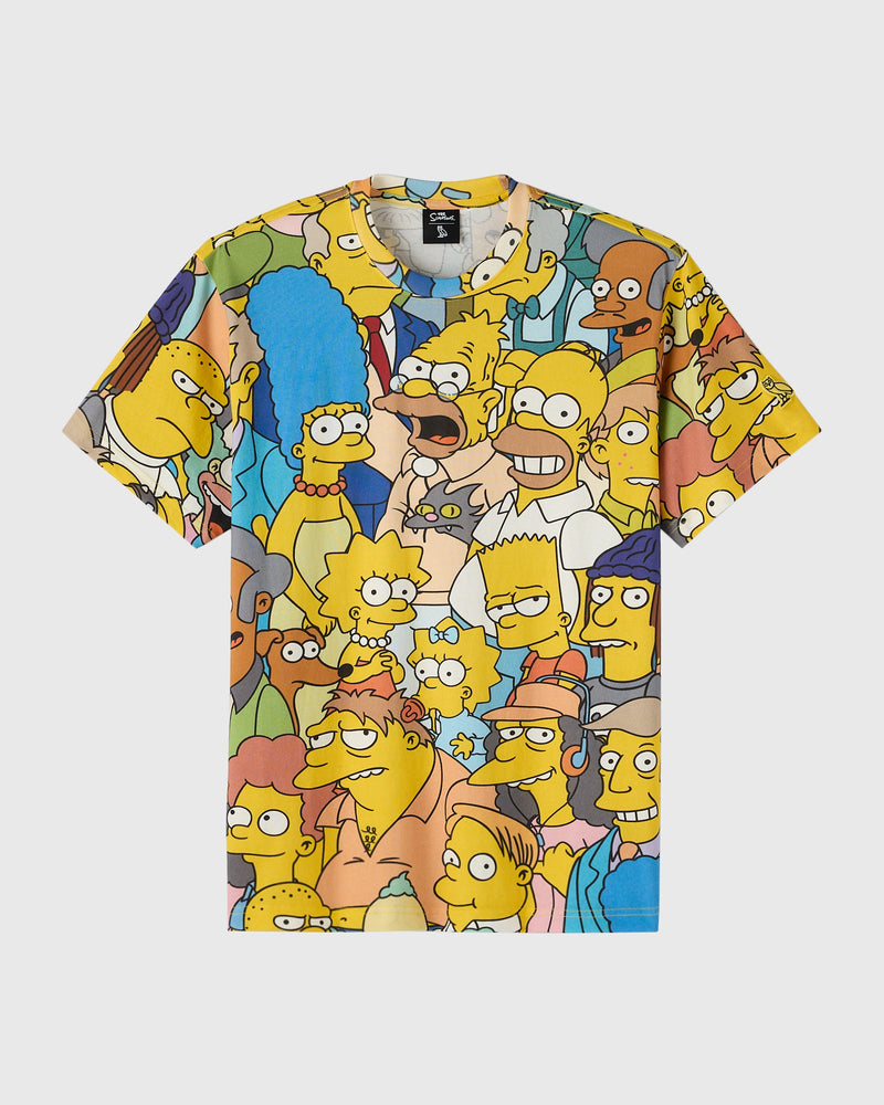 The Simpsons All Over Print T-Shirt - Multi