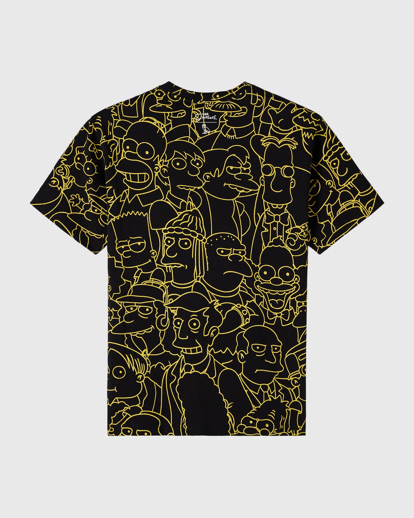 The Simpsons All Over Print T-Shirt - Black/Yellow IMAGE #2