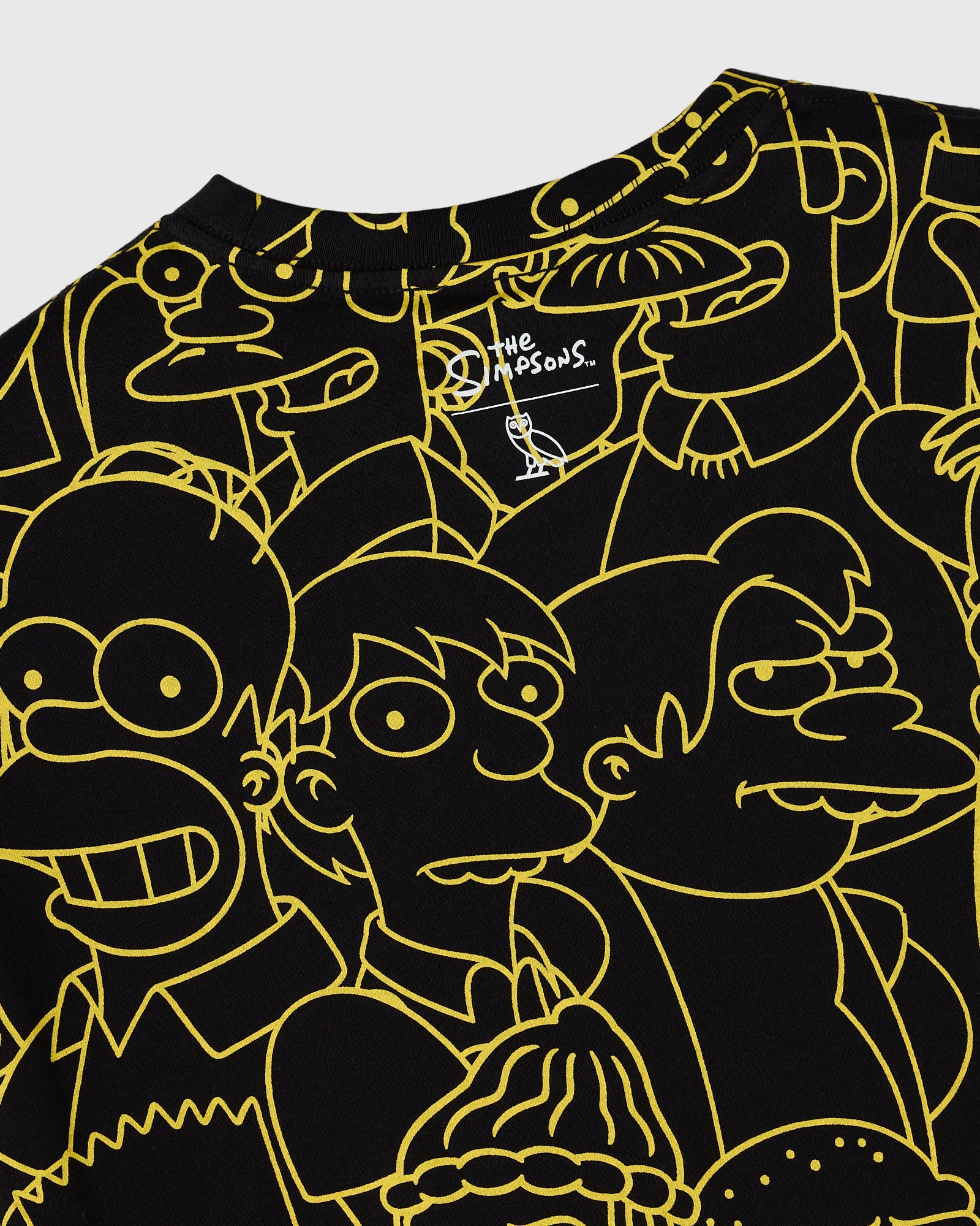 The Simpsons All Over Print T-Shirt - Black/Yellow IMAGE #5