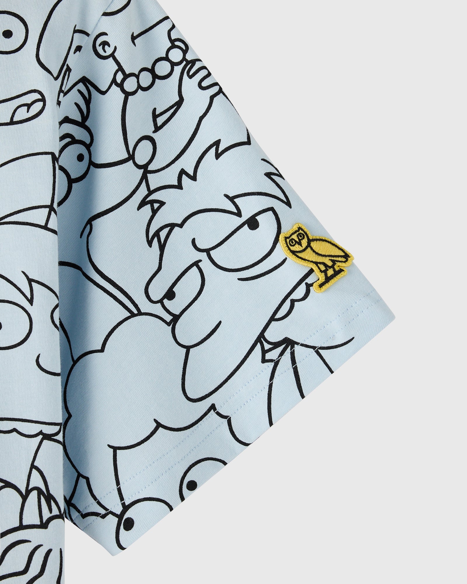 The Simpsons All Over Print T-Shirt - Light Blue/Black IMAGE #4