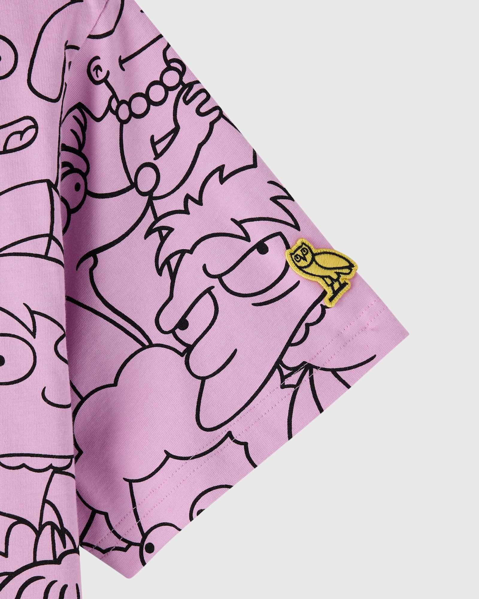 The Simpsons All Over Print T-Shirt - Pink/Black IMAGE #4