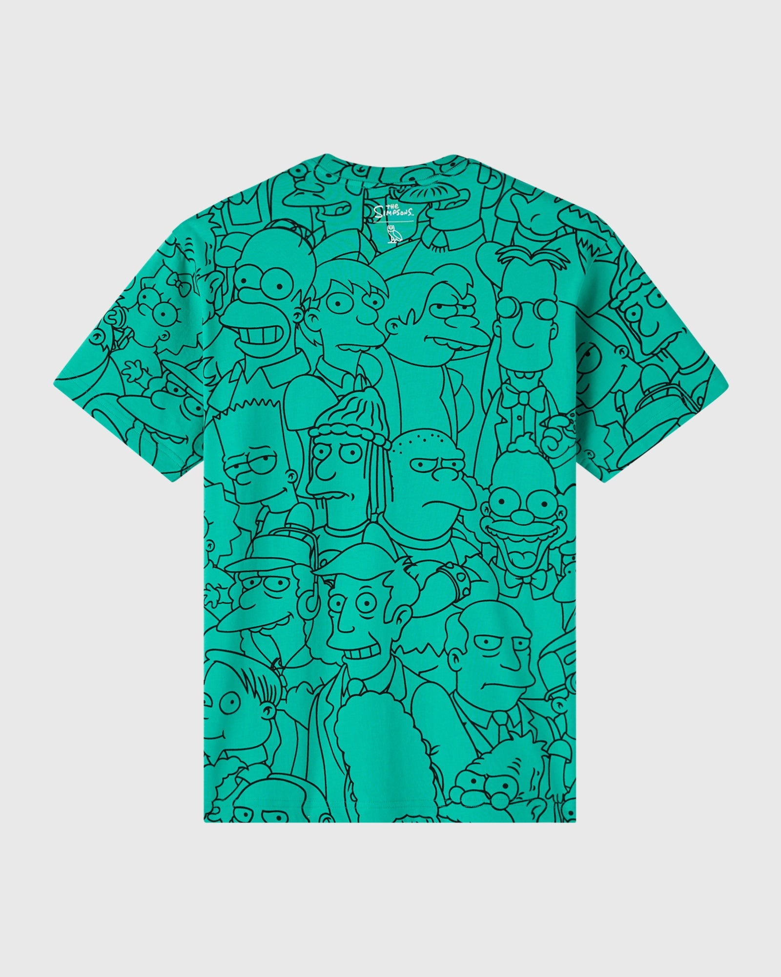 The Simpsons All Over Print T-Shirt - Teal/Black IMAGE #2