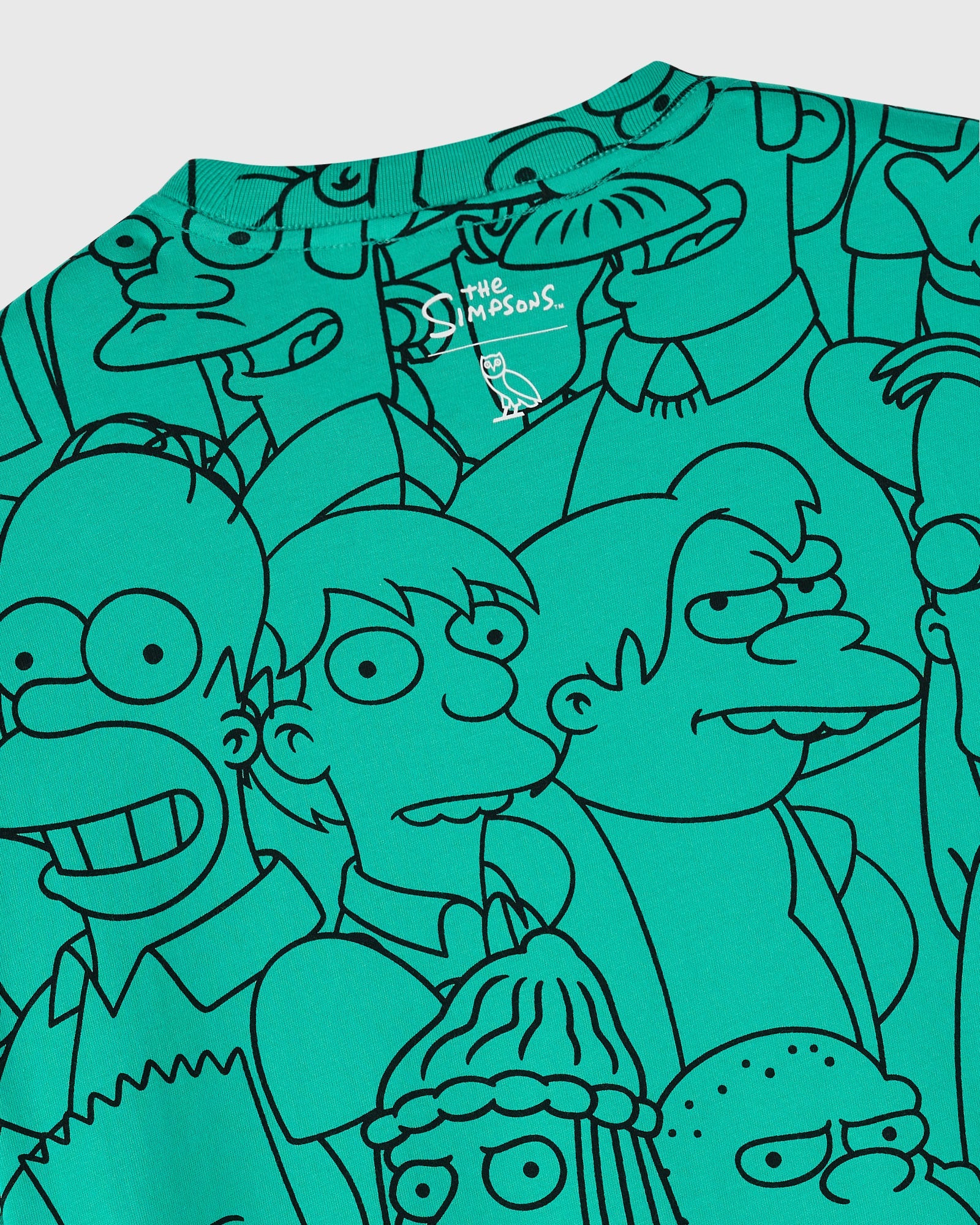 The Simpsons All Over Print T-Shirt - Teal/Black IMAGE #5