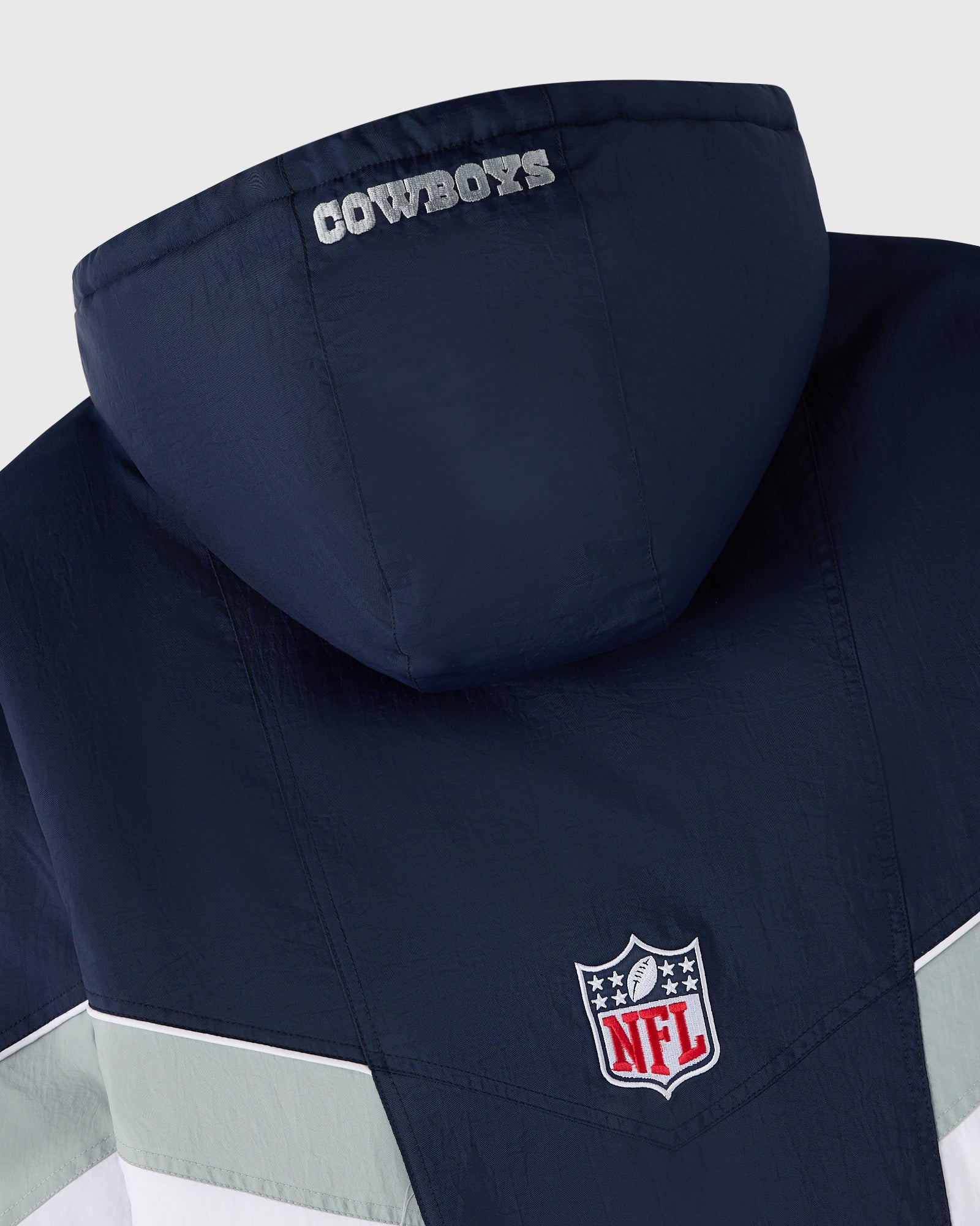 NFL Dallas Cowboys Starter® Sideline Puffer Jacket - Navy IMAGE #7