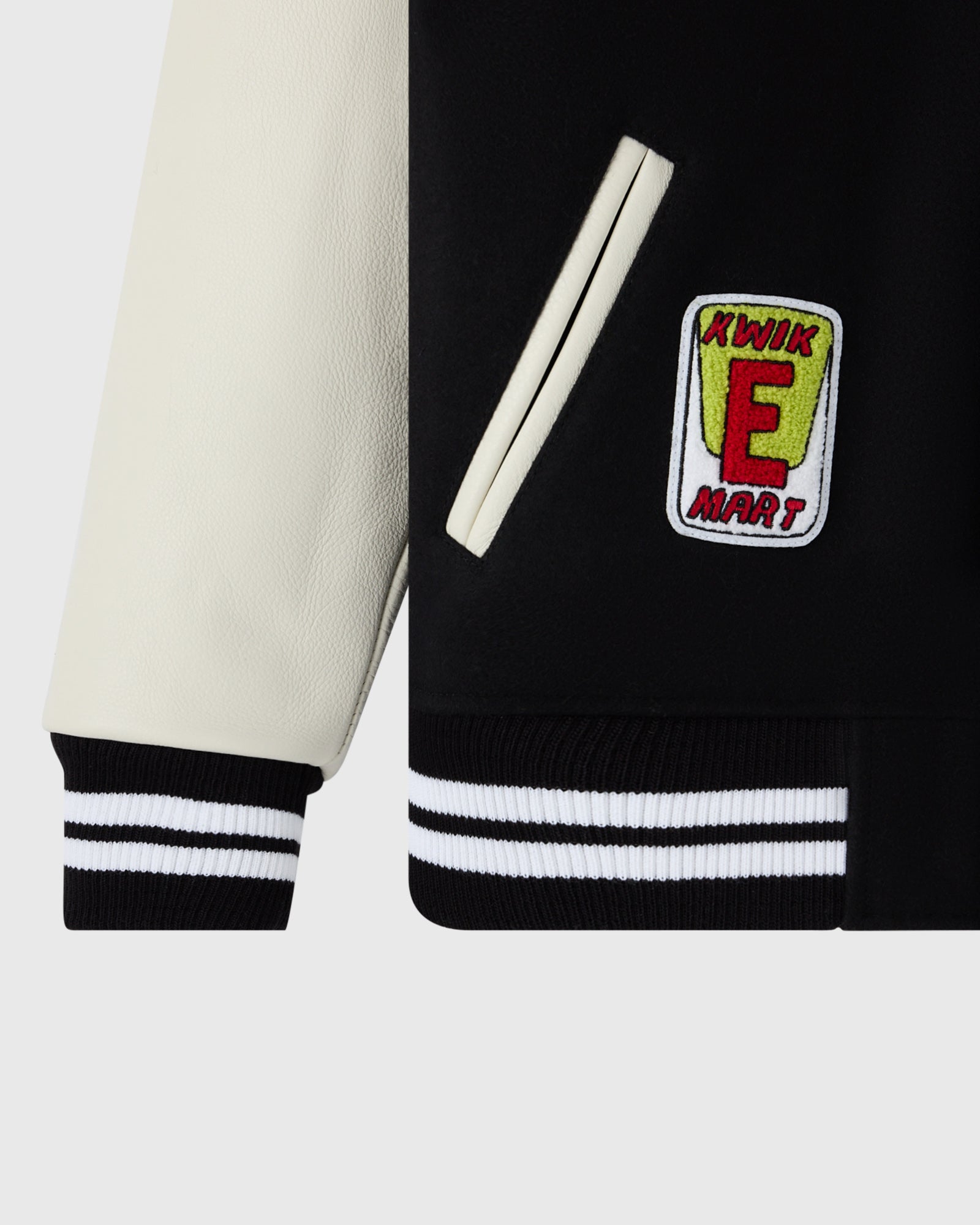 The Simpsons Varsity Jacket - Black/White IMAGE #4