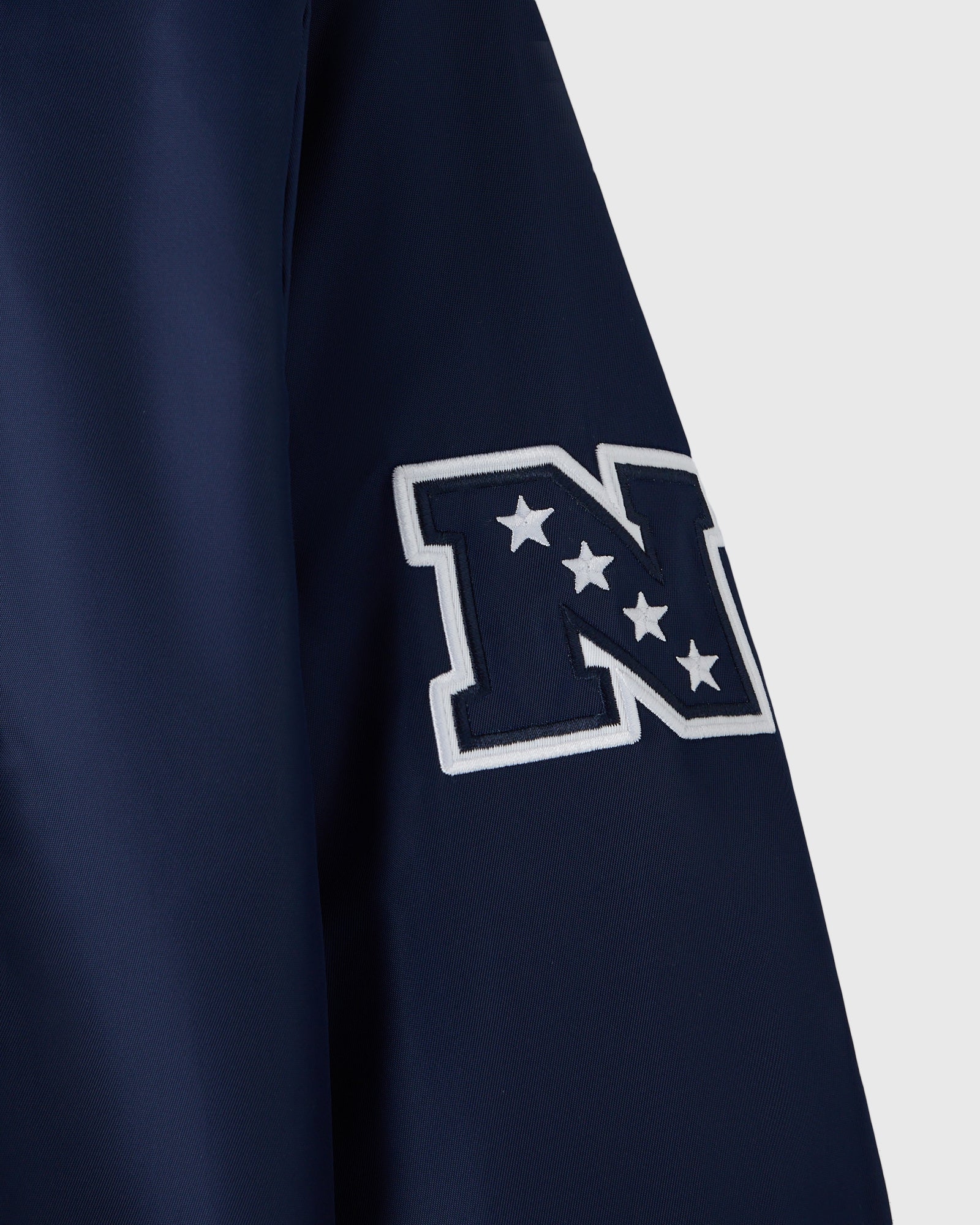 NFL Dallas Cowboys Starter® Trainer Pullover Jacket - Navy IMAGE #4