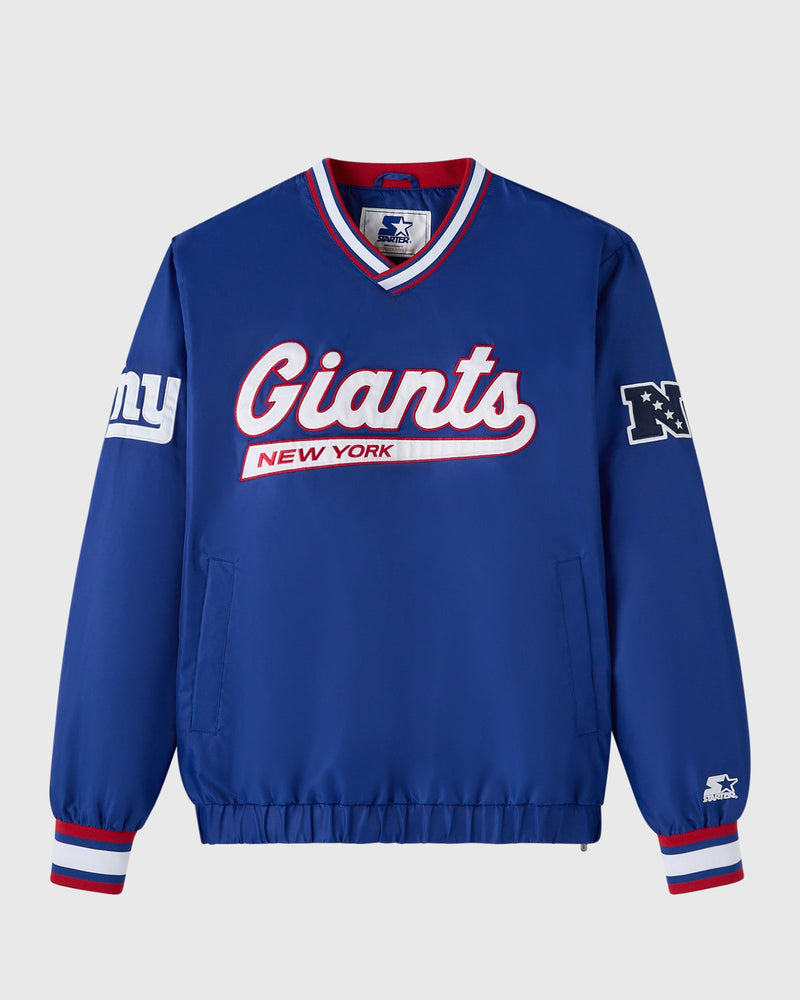 NFL New York Giants Starter® Trainer Pullover Jacket - Blue