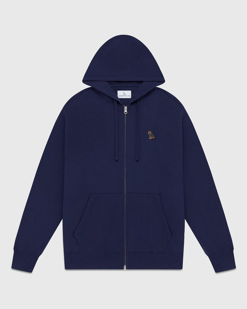 Classic Full-Zip Hoodie - Navy