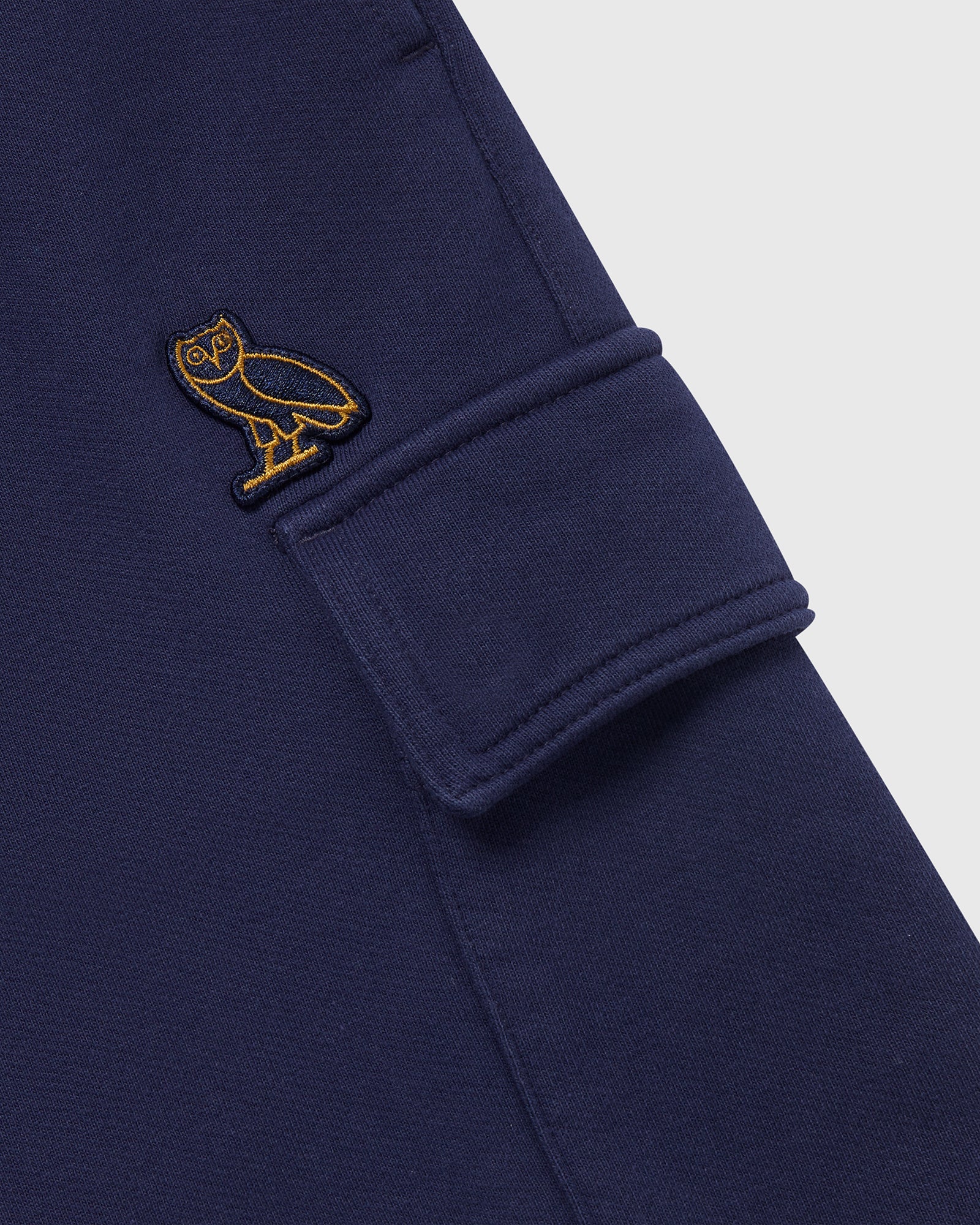 Classic Cargo Open-Hem Sweatpant - Navy IMAGE #4