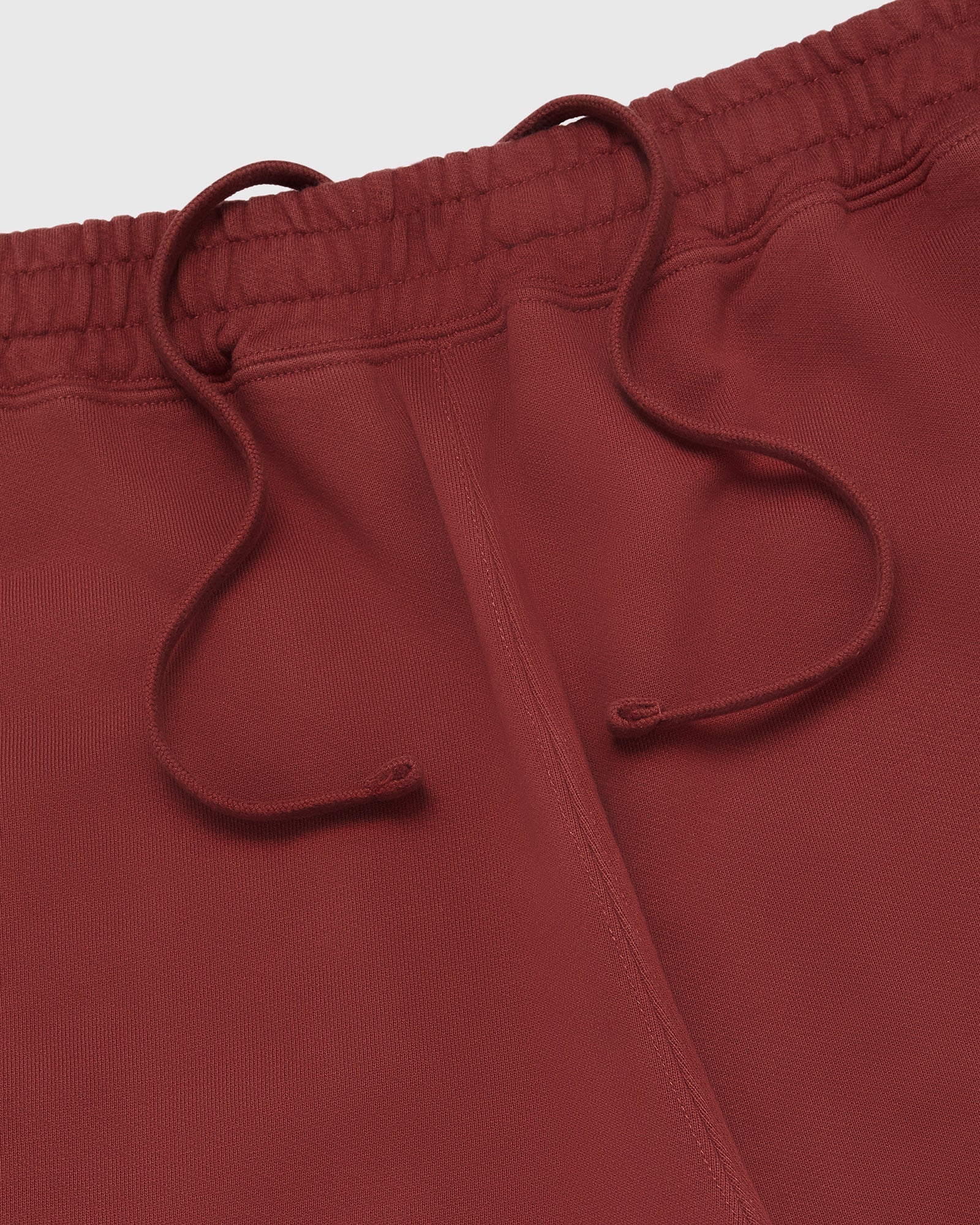 Classic Open-Hem Sweatpant - Burgundy IMAGE #3