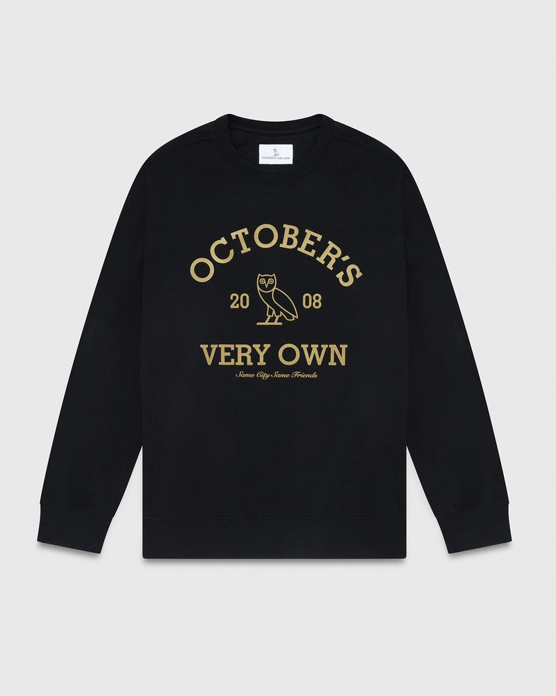 Collegiate Crewneck - Black