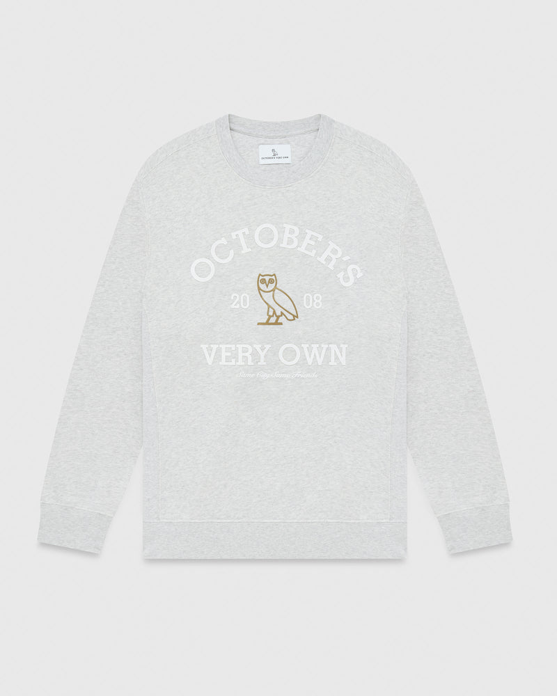 Collegiate Crewneck - Ash Heather Grey