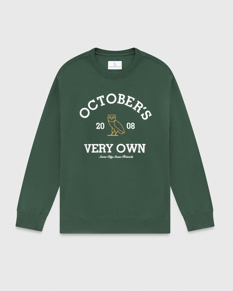 Collegiate Crewneck - Forest Green