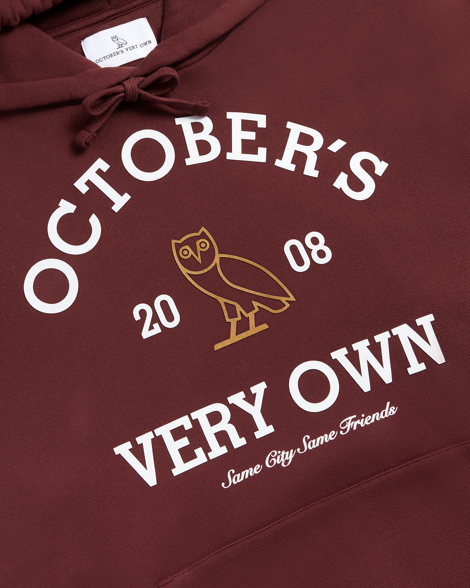 Collegiate Hoodie - Dark Crimson IMAGE #2