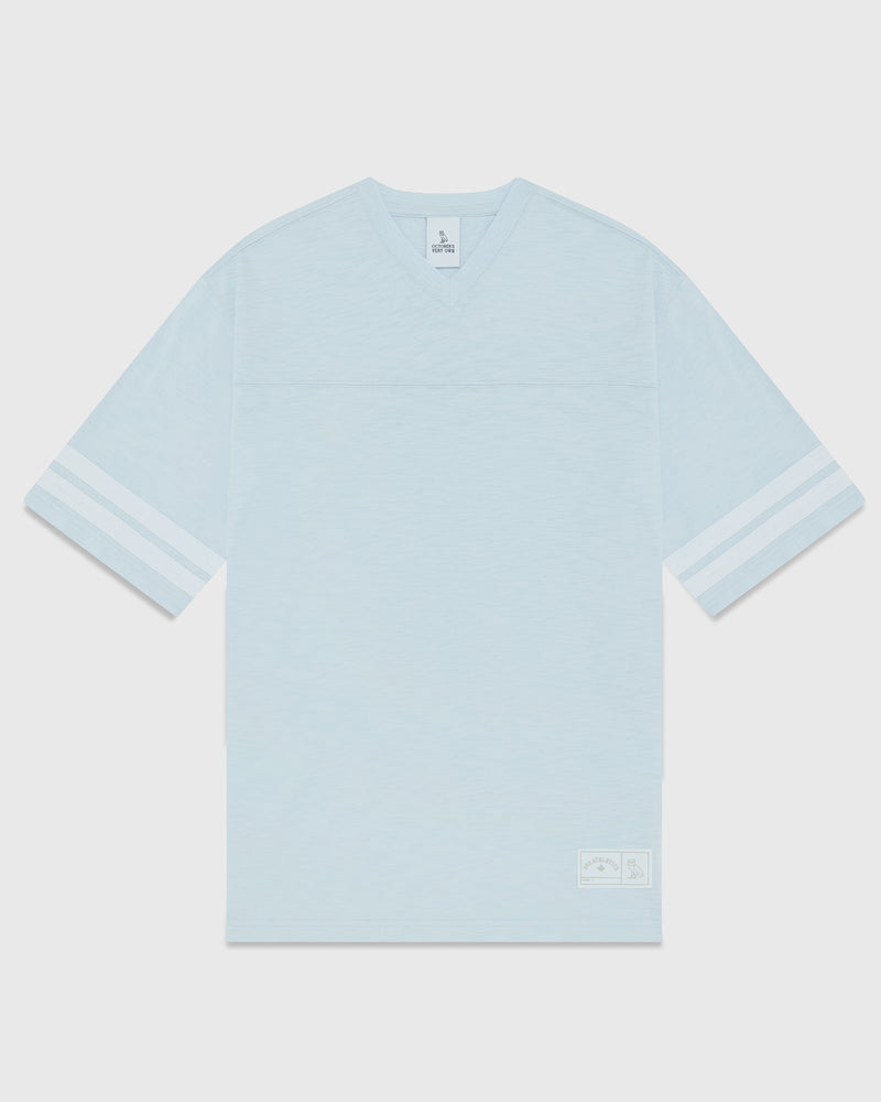 Slub Football Jersey - Light Blue