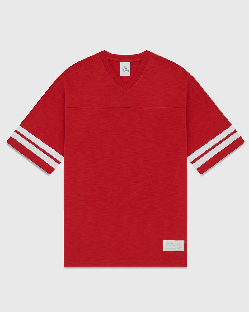 Slub Football Jersey - Red