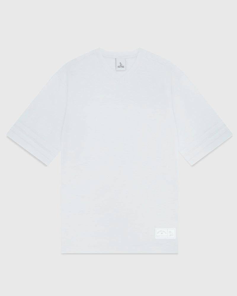 Slub Football Jersey - White