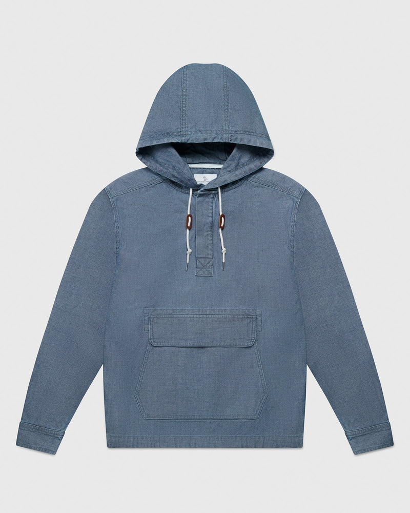 Denim Pullover - Washed Indigo