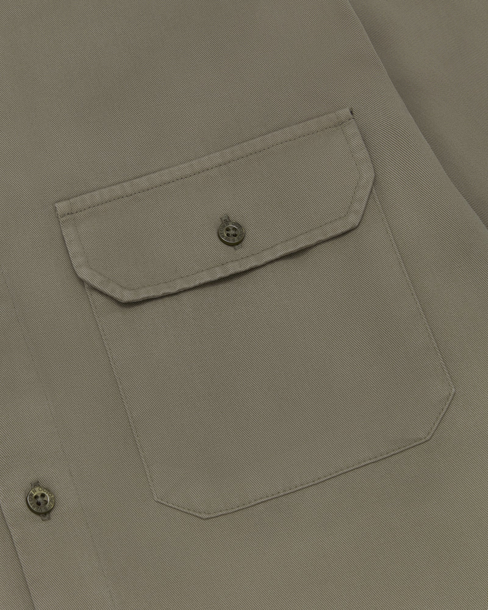 Garment Dyed Work Shirt - Olive IMAGE #4