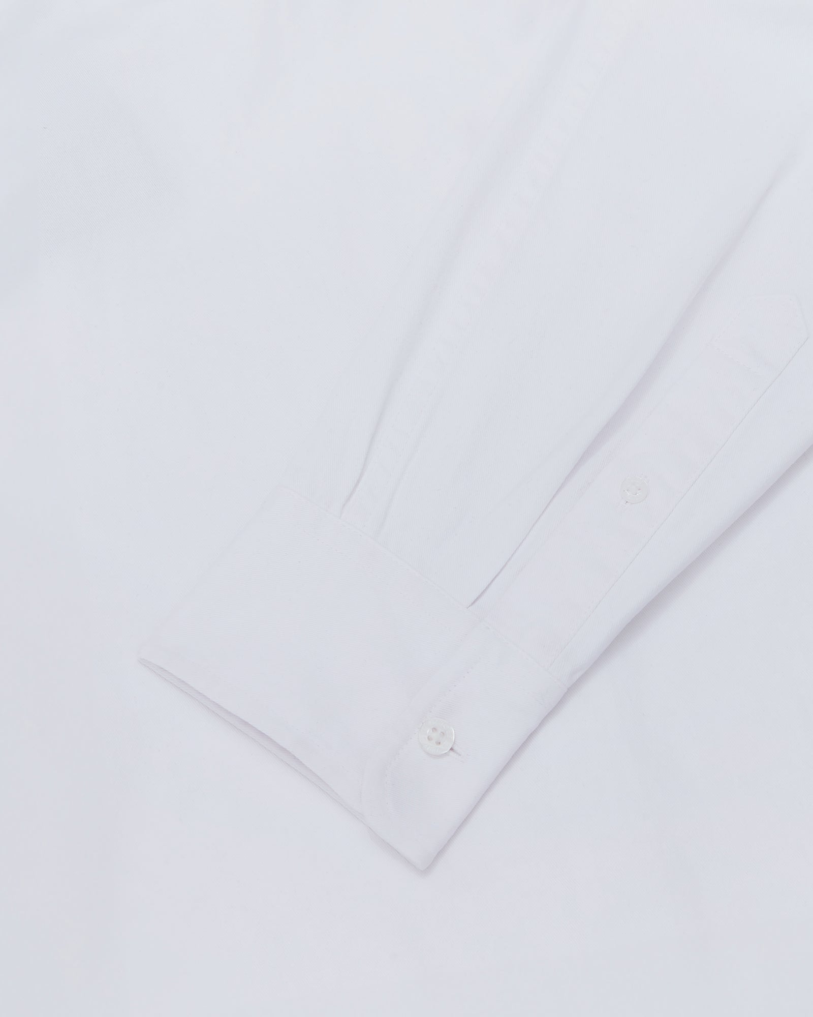 Garment Dyed Work Shirt - White IMAGE #4