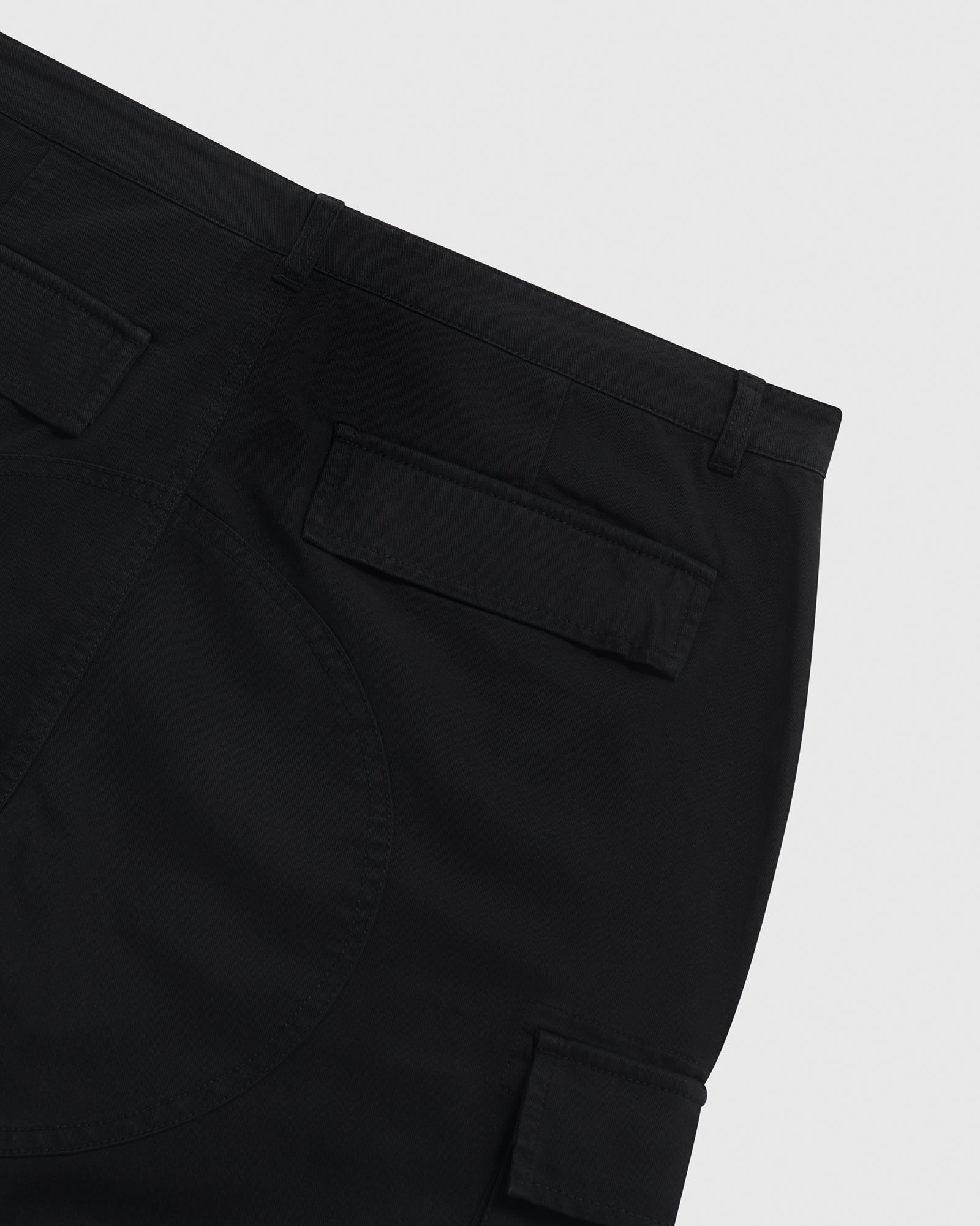 Garment Dyed Cargo Pant - Black IMAGE #3