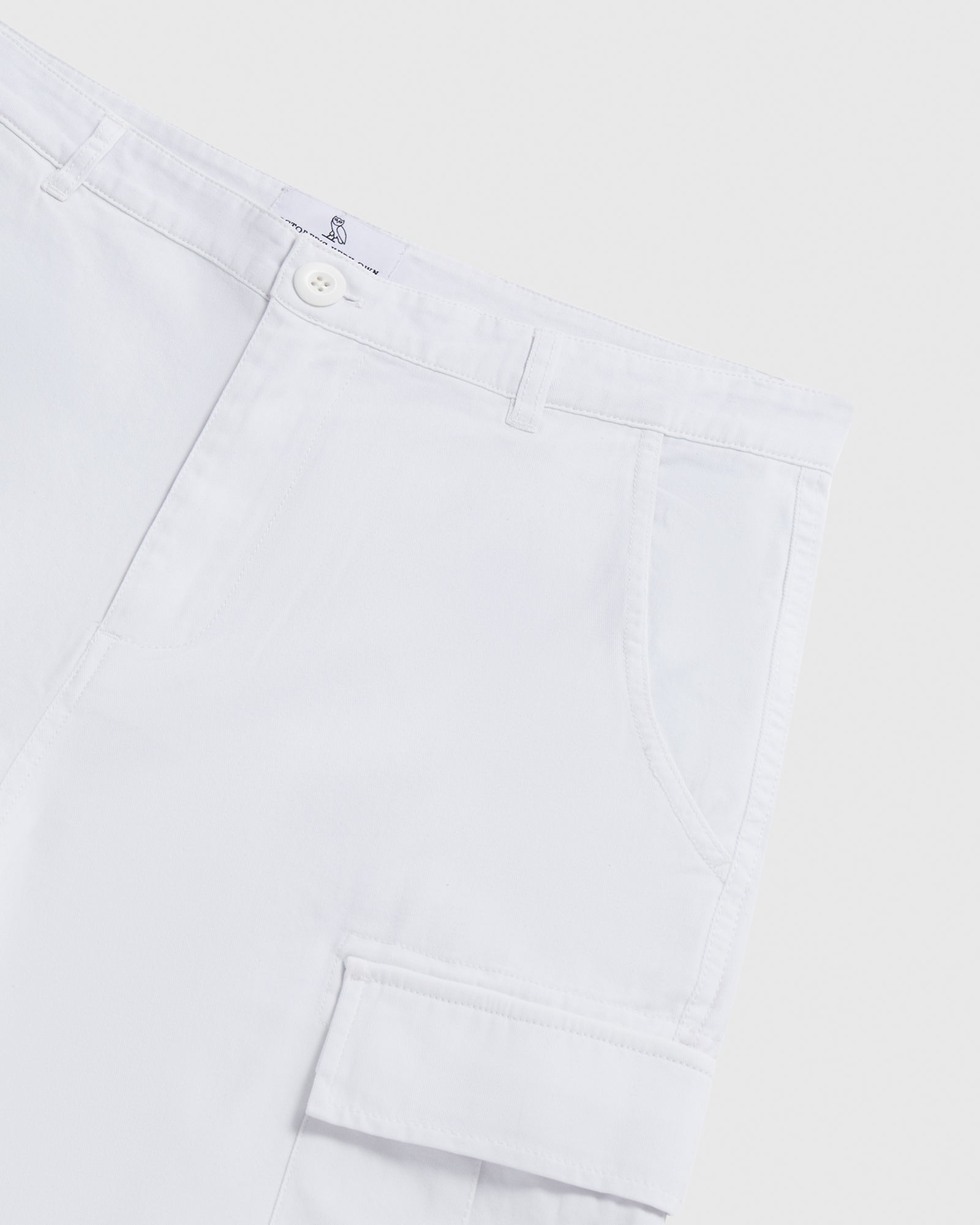 Garment Dyed Cargo Pant - White IMAGE #5