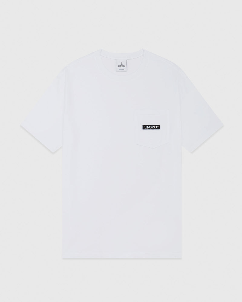 4L Pocket T-Shirt  - White