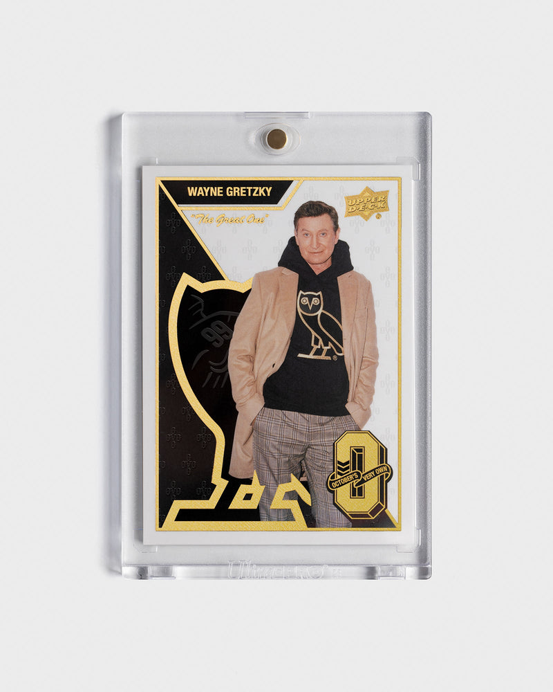 Gretzky Hockey Card - Black