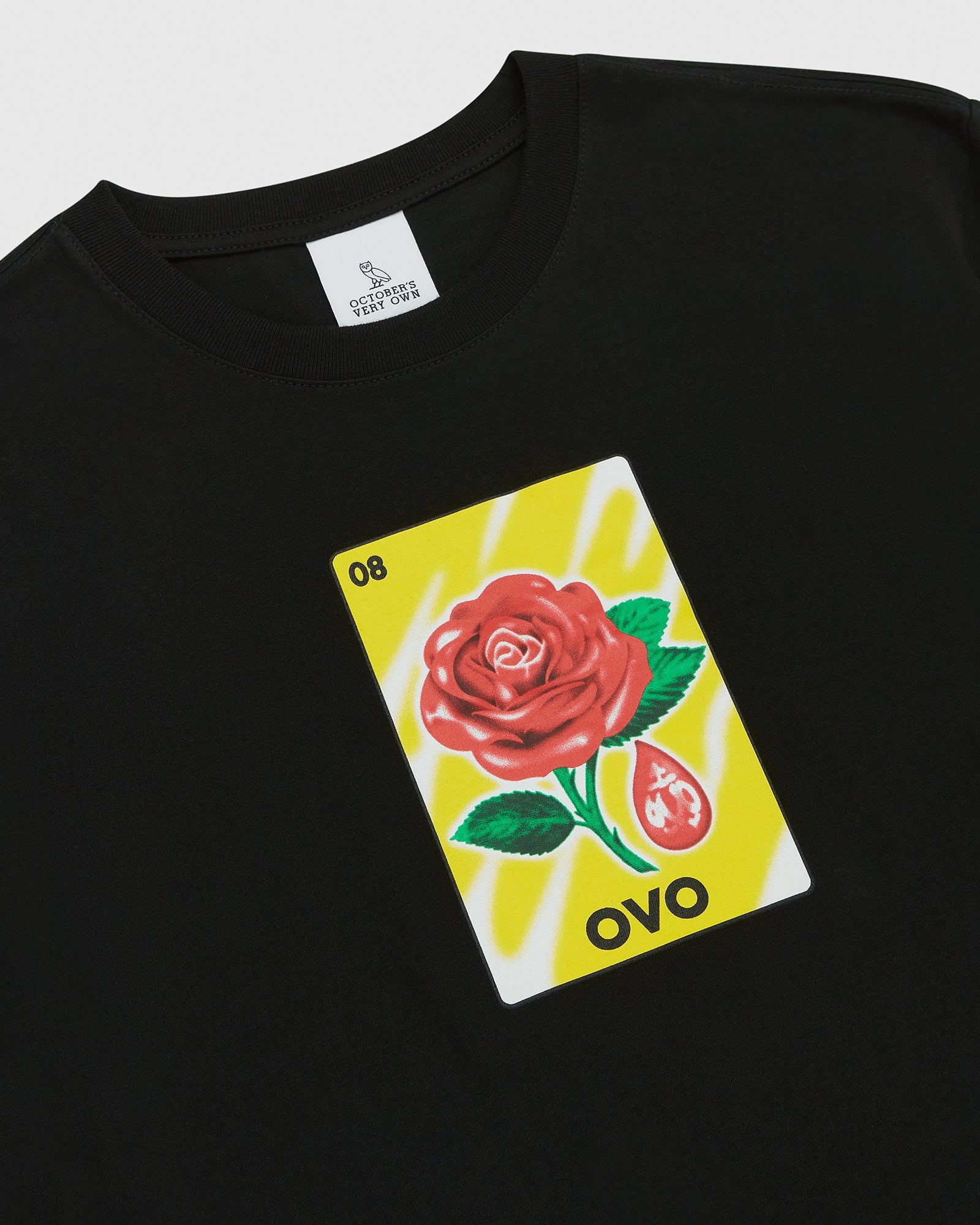 Rose T-Shirt - Black IMAGE #3