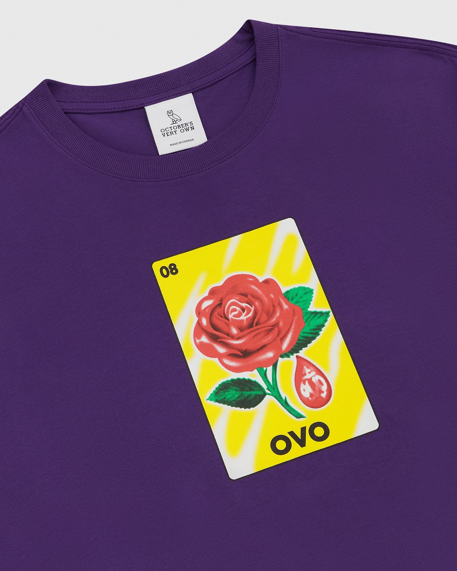 Rose T-Shirt - Purple IMAGE #3