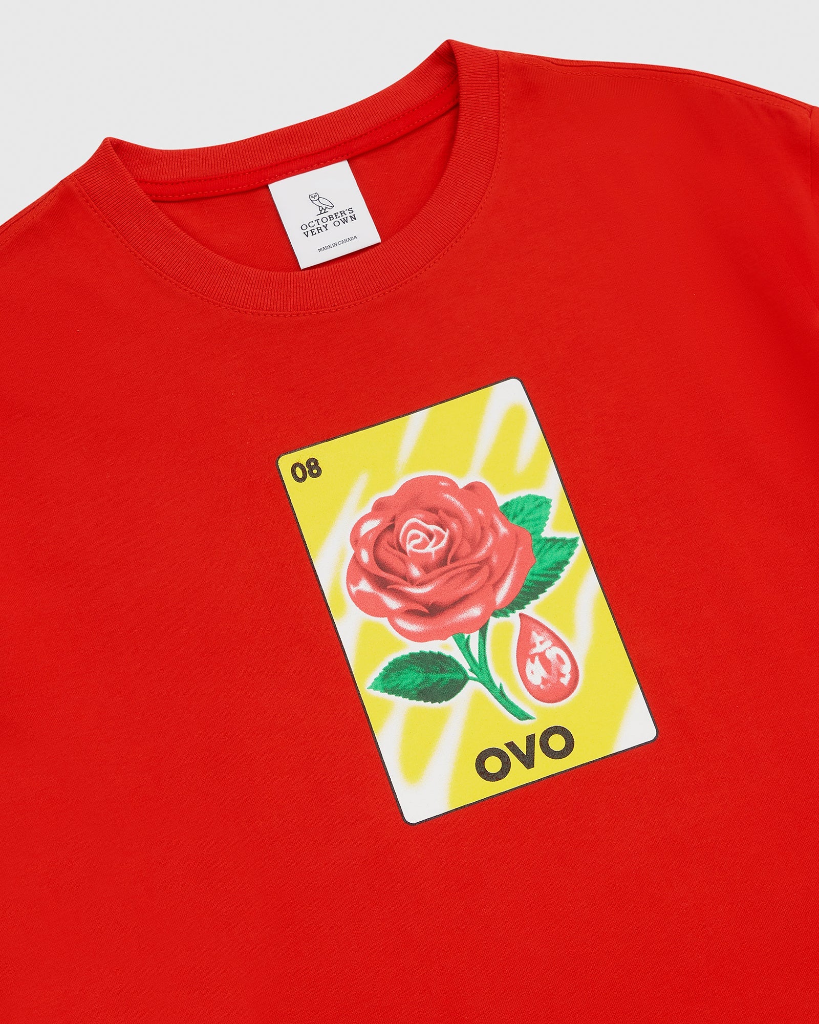 Rose T-Shirt - Red IMAGE #3