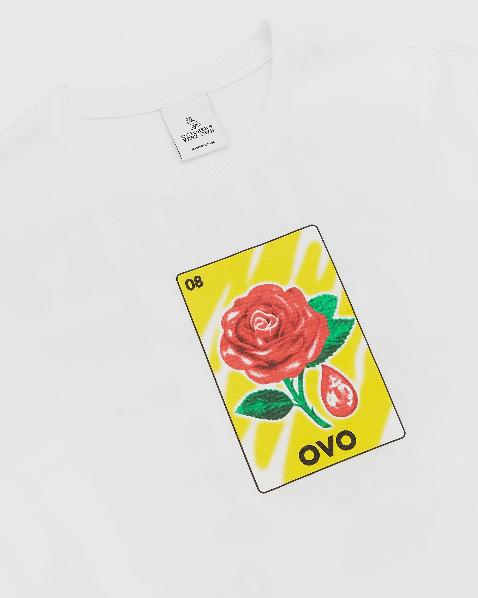 Rose T-Shirt - White IMAGE #3