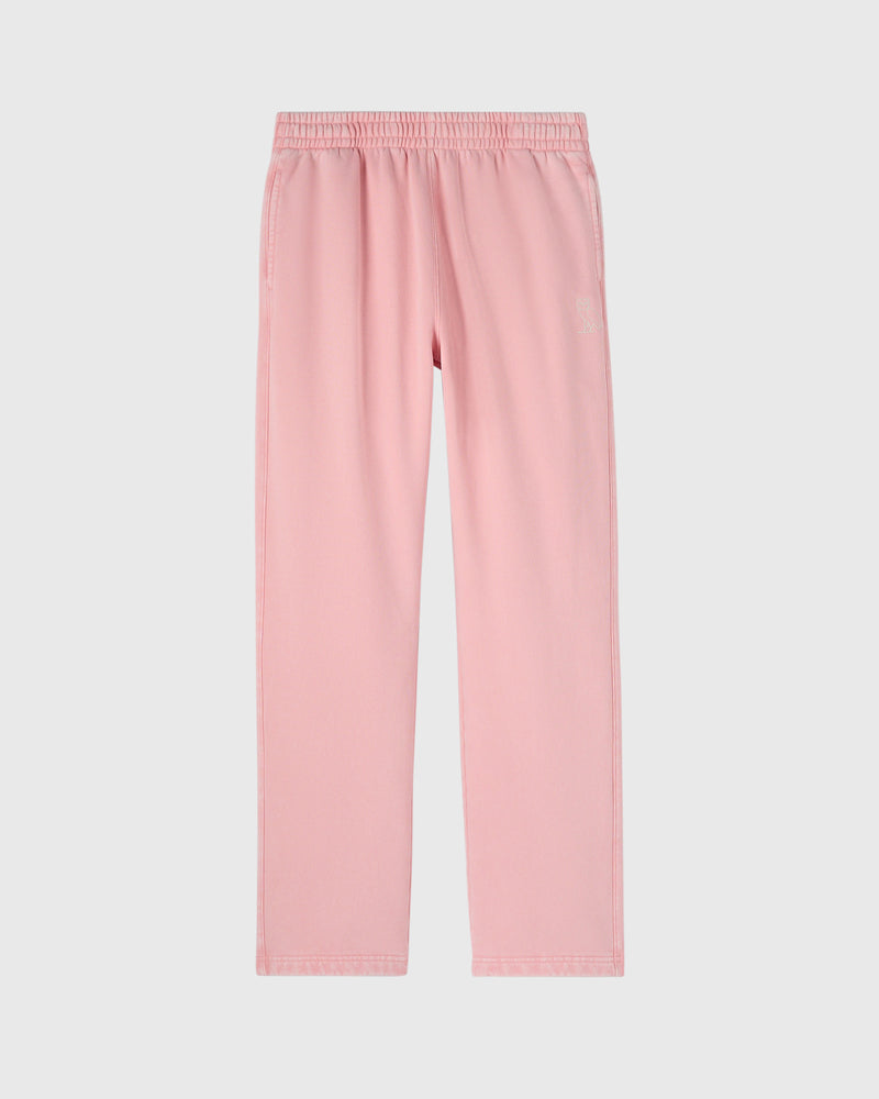 Muskoka Garment-Dyed Open-Hem Sweatpant - Ash Pink