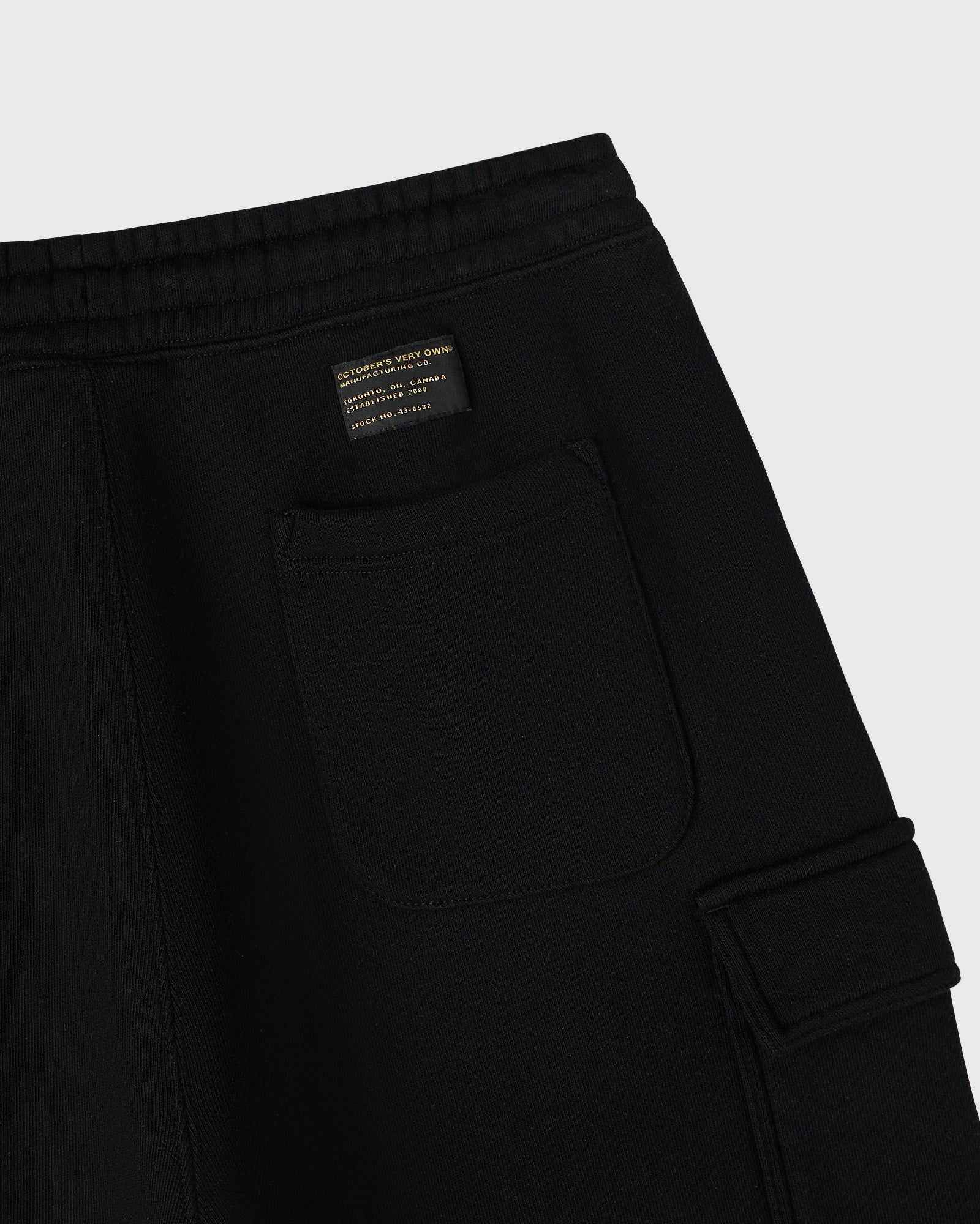 Surplus French Terry Cargo Sweatshort - Black IMAGE #4