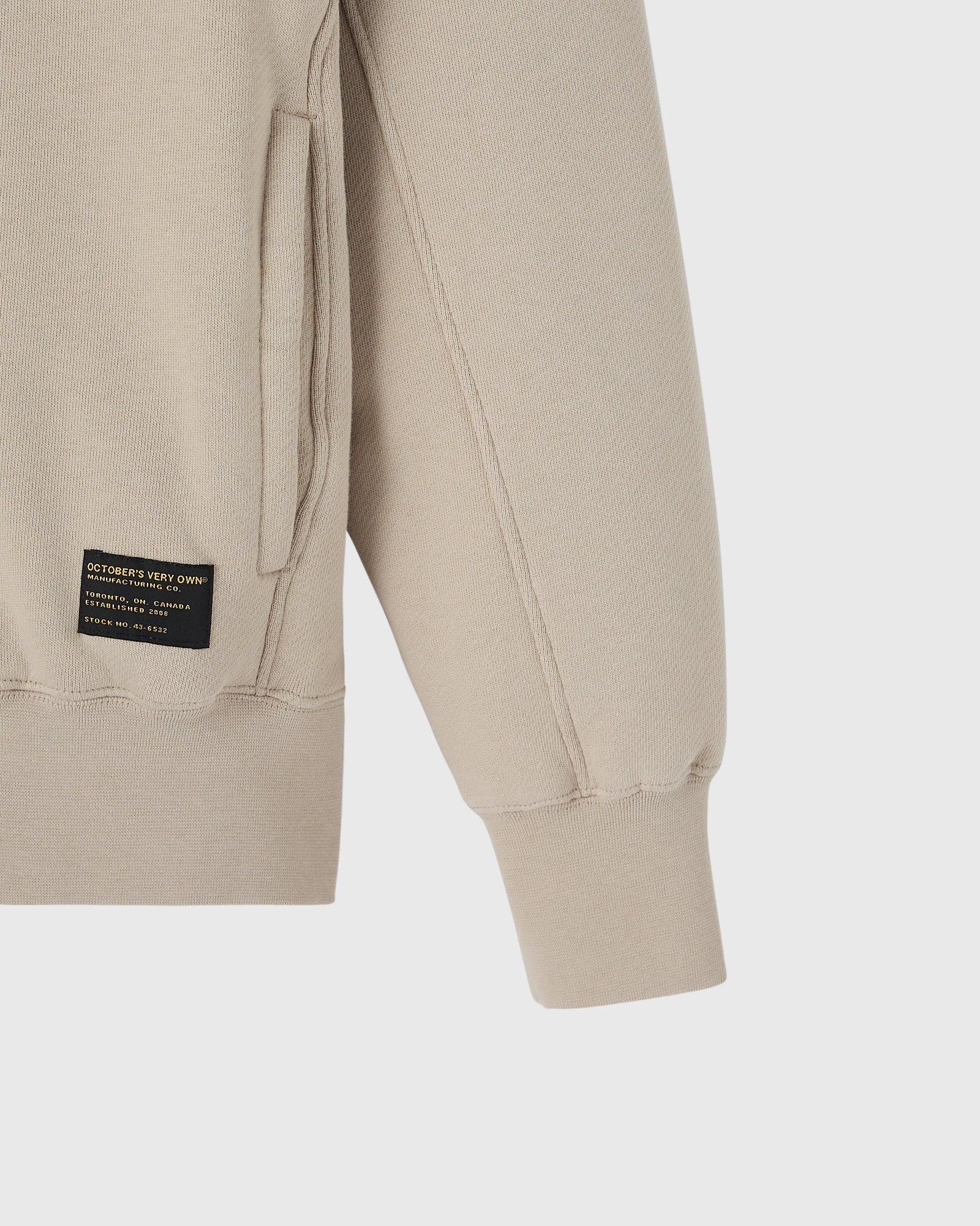 Surplus French Terry Hoodie - Light Taupe IMAGE #4